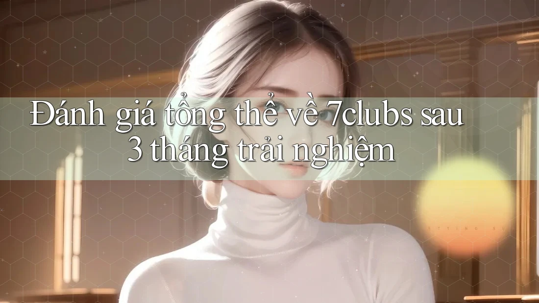 Đánh giá tổng thể về 7clubs sau 3 tháng trải nghiệm Đánh giá tổng thể về 7clubs sau 3 tháng trải nghiệm