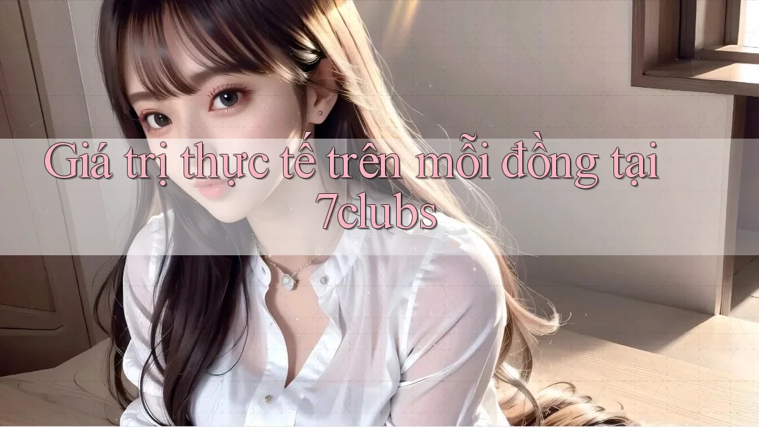 Giá trị thực tế trên mỗi đồng tại 7clubs Giá trị thực tế trên mỗi đồng tại 7clubs
