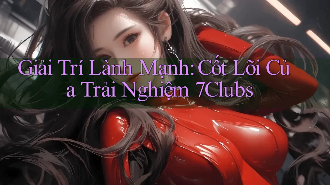 Giải Trí Lành Mạnh: Cốt Lõi Của Trải Nghiệm 7Clubs Giải Trí Lành Mạnh: Cốt Lõi Của Trải Nghiệm 7Clubs