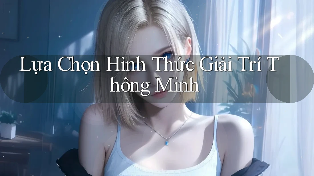 Lựa Chọn Hình Thức Giải Trí Thông Minh Lựa Chọn Hình Thức Giải Trí Thông Minh