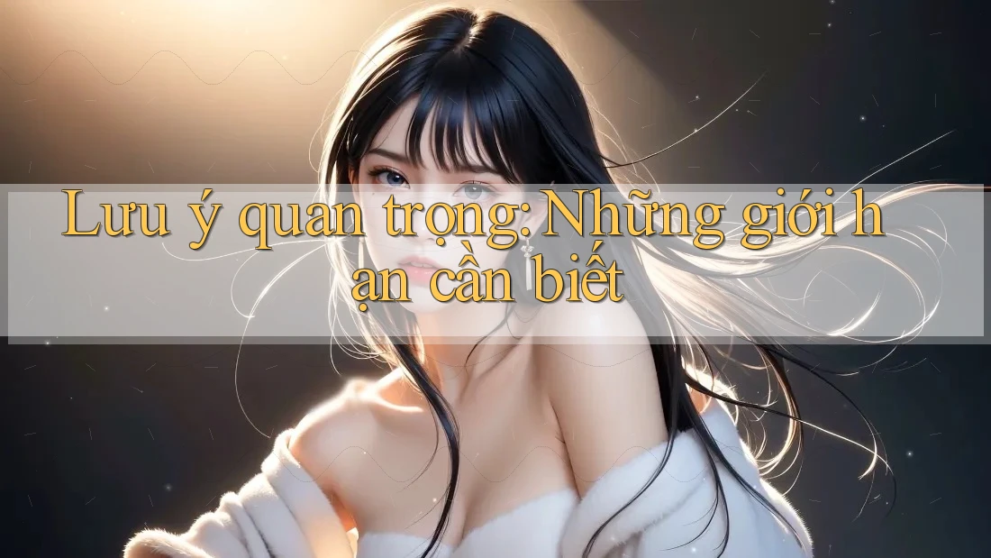 Lưu ý quan trọng: Những giới hạn cần biết Lưu ý quan trọng: Những giới hạn cần biết