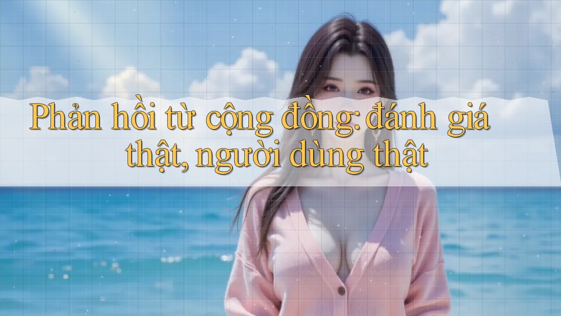 Phản hồi từ cộng đồng: đánh giá thật, người dùng thật