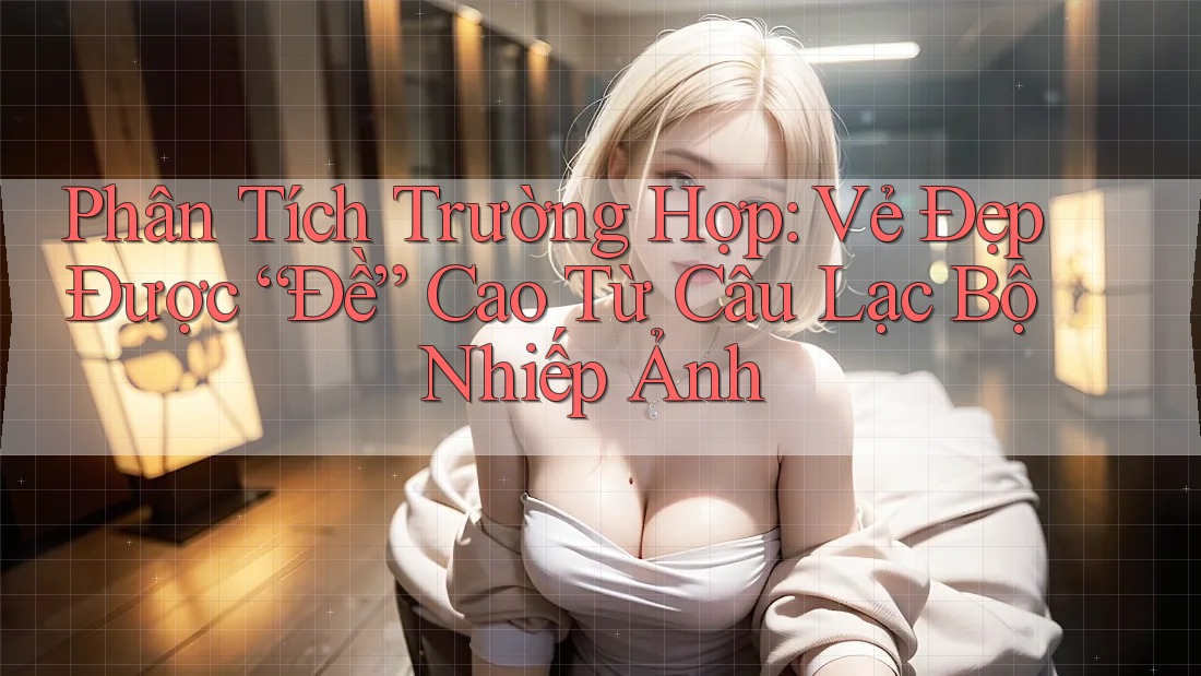 Phân Tích Trường Hợp: Vẻ Đẹp Được “Đề” Cao Từ Câu Lạc Bộ Nhiếp Ảnh