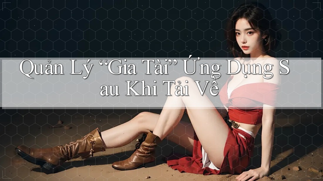 Quản Lý “Gia Tài” Ứng Dụng Sau Khi Tải Về Quản Lý “Gia Tài” Ứng Dụng Sau Khi Tải Về