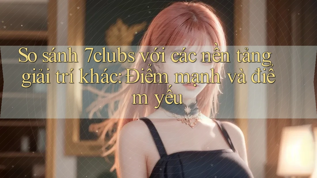 So sánh 7clubs với các nền tảng giải trí khác: Điểm mạnh và điểm yếu So sánh 7clubs với các nền tảng giải trí khác: Điểm mạnh và điểm yếu