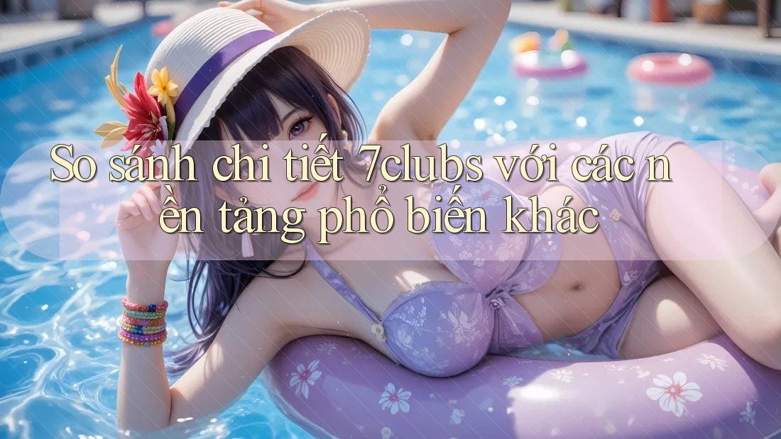 So sánh chi tiết 7clubs với các nền tảng phổ biến khác