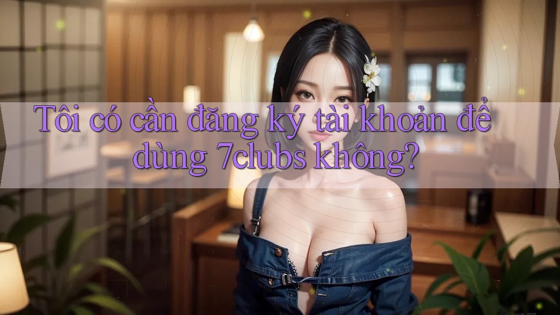 Tôi có cần đăng ký tài khoản để dùng 7clubs không? Tôi có cần đăng ký tài khoản để dùng 7clubs không?