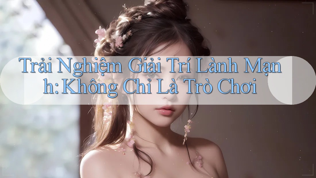 Trải Nghiệm Giải Trí Lành Mạnh: Không Chỉ Là Trò Chơi Trải Nghiệm Giải Trí Lành Mạnh: Không Chỉ Là Trò Chơi