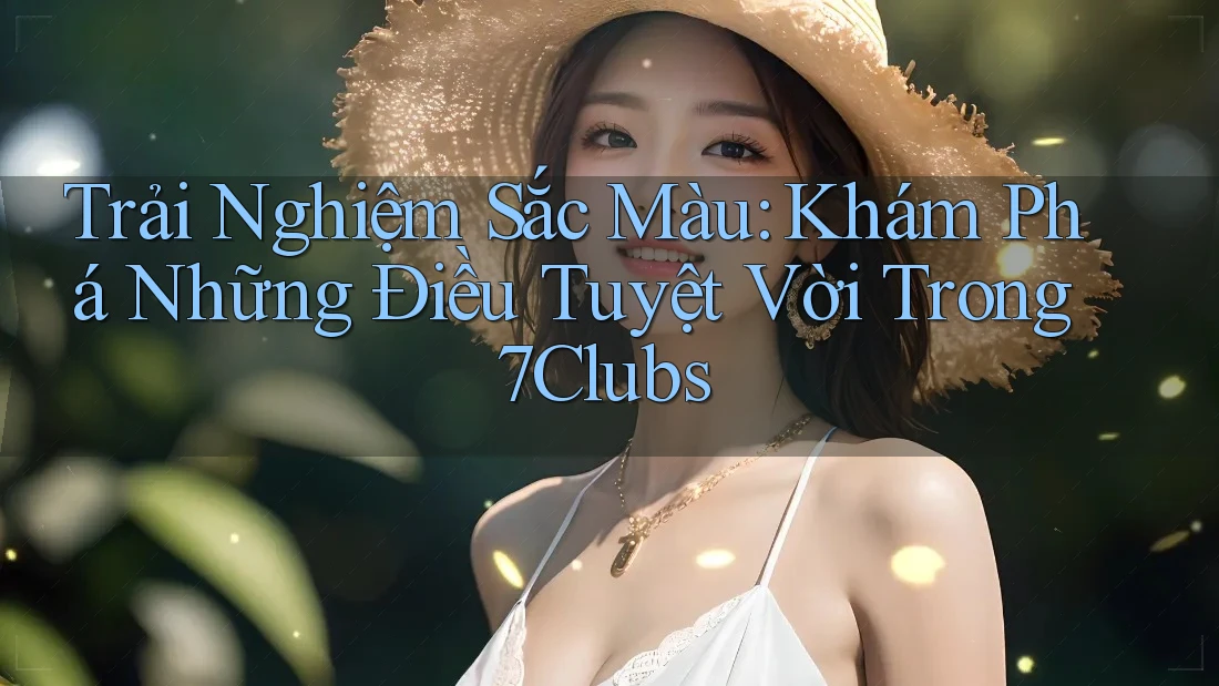 Trải Nghiệm Sắc Màu: Khám Phá Những Điều Tuyệt Vời Trong 7Clubs Trải Nghiệm Sắc Màu: Khám Phá Những Điều Tuyệt Vời Trong 7Clubs